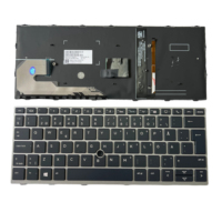 Clavier d'ordinateur portable pour EliteBook 830 G5 836 G5 830 G6, nouveau clavier rétroéclairé LED, disposition suédoise/finlandaise, TrackPointer, ultra fin, en stock