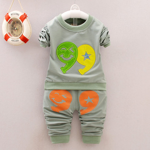 Nuevos Productos Cómodos y Populares, Conjunto de Ropa Casual de 2 Piezas para Niños y Niñas con Corbata de Lazo - Product Image 1