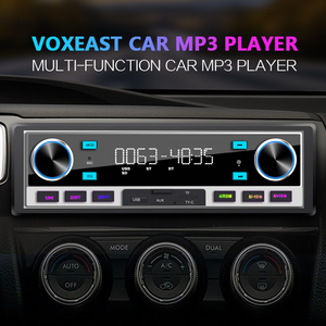 Xe Stereo đài phát thanh MP3 máy nghe nhạc màu xanh răng BT hai USB xe Màn hình đài phát thanh hiển thị xe Mp3 Máy nghe nhạc - Product Image 5