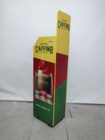 Présentoir à café en contreplaqué Bevis présentoirs à boissons en bois détachables à 5 niveaux étagère graphique personnalisée en usine