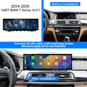 NBT 7 Series 14,9 pulgadas Android Car Screen GPS Carplay Android Auto <span class=keywords><strong>Navigation</strong></span> & GPS Car Dvd Player para Bmw Camera 2014 - 2015 - Product Image 2