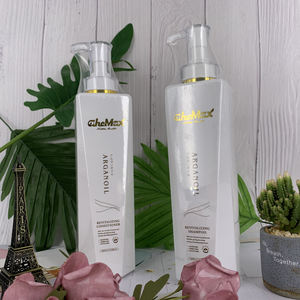 Ensemble de shampooing authentique à l'huile d'argan marocaine et à l'<span class=keywords><strong>argile</strong></span> de <span class=keywords><strong>Rhassoul</strong></span> - pour les <span class=keywords><strong>cheveux</strong></span> et la peau, 100% pur, pressé à froid, recette traditionnelle - Product Image 6