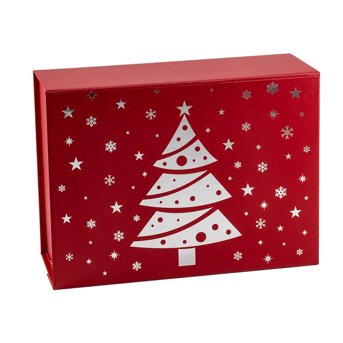 مخصص احباط الساخنة ختم الشعار على ماتي التصفيح للطي مربع حزمة فاخرة لعيد الميلاد هدية هدية زخرفة عبوة تعبئة