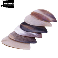2023 accessoires de guitare de musique Jingying, médiators de guitare en corne de taureau naturel Plectre de guitare en corne de vache durable et antidérapant