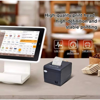 Impresora de Recibos Térmica de 80 mm para Punto de Venta Jumon, Emulación ESC/POS, Cortador Automático, 1 Año de Garantía, Interfaz USB, en Stock