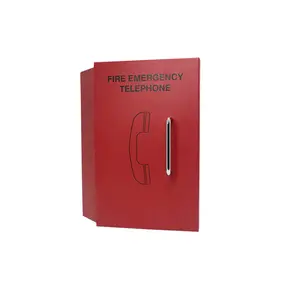 Emergency communications fire telephone metal enclosure