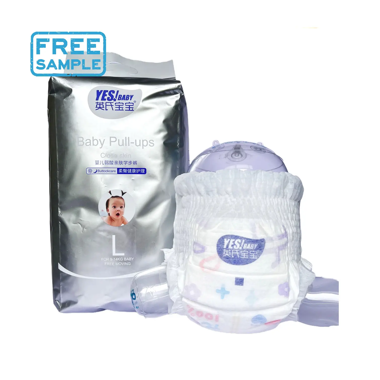 Muestra gratis personalizado al por mayor SAP Super absorbente rendimiento pañales para bebés pañales desechables pañales para bebés Pantalones