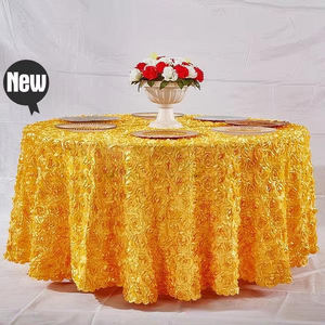 Tovaglia rotonda rosetta tovaglia per la festa di compleanno di nozze da sposa - Product Image 5