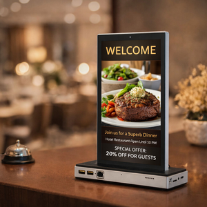 Nouvelle tablette PC professionnelle Android à double écran tactile de 10,1 pouces avec POE et WiFi pour aéroport, hôtel, restaurant, commerce de détail et conférence - Product Image 6