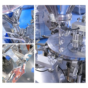 Machine d'emballage préformée intelligente avec pochette à fermeture éclair pour acides aminés, albumine, vitamine BBQ, curcuma, maca, poudre de protéine - Product Image 5