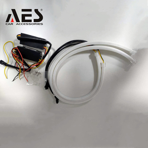 AES Factory <strong>Supplier</strong> <strong>Led</strong> Strip 60cm White &amp; Yellow <strong>DRL</strong> Turning Light bar for Auto Lighting Systems - Product Image 4