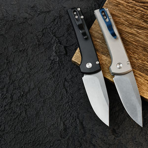 Cuchillo Plegable RCS1101 Versión Plana, Acero 8Cr13MoV, Mango de Aleación de Aluminio, Cuchillo Táctico de Bolsillo, Ligero, <span class=keywords><strong>para</strong></span> Campismo, Supervivencia, EDC - Product Image 3