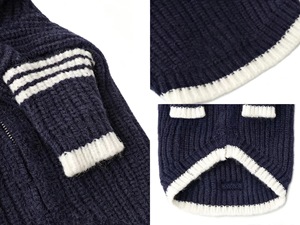 Sudadera con Capucha y Cremallera para Perros Pequeños y Cachorros, Diseño Ligero, Personalizable con Logotipo, Lavable, para Invierno - Product Image 4