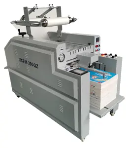 multi-style A3 roll to roll 390Y Fully Automatic A4 laminating Machine 340mm with big size steel roll