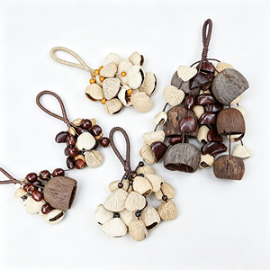 Hot Sale Nut Shell Wind Chime Bell for Yoga Meditation Sound Healing Instrument Home Decor <b>Car</b> Pendant Hanging <b>Ornament</b> - Product Image 1