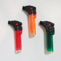 Briquet coupe-vent allumeur gonflable Cigare Encens Point Moxibustion Point Ai Bande Spécial Gaz Pistolet De Soudage Pistolet Torche