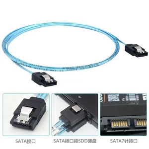 Câble de données Sata 3.0, connecteur de disque SSD droit et à angle droit pour Ssd Hdd - Product Image 1