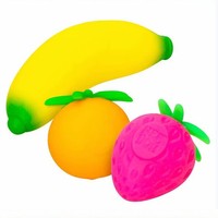 2026 Nieuw Bestverkocht Product Fruit Speelgoedset Knijpbare Ballen Speelgoed Gebruikt om Stress te Verlichten Speelgoeddoos