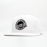 Sombreros personalizados de malla de ala plana con logotipo bordado 3D transpirable 5 paneles gorra Snapback gorras de camionero