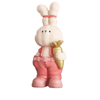 Figura de Conejito de Vinilo Personalizada en Oferta, Estatua Encantadora de PVC Ideal para Decoración de Estantes y Mostradores de Dormitorios