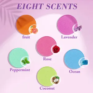 Shower steamer Aromaterapi Shower BOM dengan Lavender Mint Rose Coco Ocean jeruk Bali minyak esensial perawatan diri relaksasi