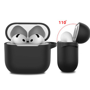 Para AirPods Pro3 Estuche para auriculares Estuche protector de silicona suave para Airpods 3/2/<span class=keywords><strong>AirPodsPro</strong></span> - Product Image 2