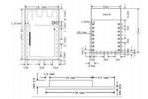 Module IoT sans fil WT32C3-S5 ESP32-C3 WiFi/BLE5.0 adapté, 4 Mo de mémoire Flash, antenne 3.0-3.6V - Product Image 6