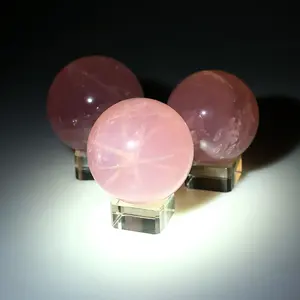 Wholesale Natural Stone Ball Magic Ball Rose Quartz Magic Crystal Sphere For Healing