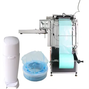 Oem Low Price Automatic Waste Refill Bags Making Machine Baby Diaper Pail Refill Bags Packaging And Folding Machine