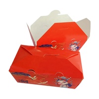 Boîtes à lunch en carton personnalisées, écologiques, pliables, jetables, pour la restauration, les salades, les aliments frits