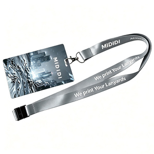 <span class=keywords><strong>Carte</strong></span> d'identité en PVC avec cordon, cordon cadeau pour croisière, cordon en polyester, cordon de cou par sublimation, cordons personnalisés avec logo - Product Image 1