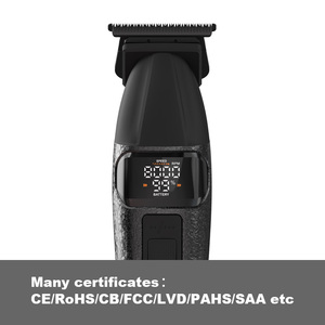 Tondeuse à cheveux JAME HT-9900A haute vitesse jusqu'à 8000 tr/min, corps métallique avec base de charge, machine de <span class=keywords><strong>barbier</strong></span> pour hommes, pour salon de coiffure - Product Image 5