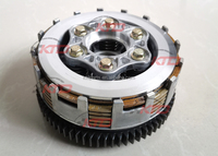 KTD Kits d'embrayage pour moto 150cc 200cc, moteur Lifan Zonsen Moto Carguero, 6 disques, 6 boulons, embrayage centrifuge automatique, moyeu d'embrayage