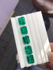 <span class=keywords><strong>Esmeralda</strong></span> Octogonal Cultivada en Laboratorio, Color Verde <span class=keywords><strong>Muzo</strong></span>, Precio por Quilate, <span class=keywords><strong>Esmeralda</strong></span> Colombiana Hidrotermal para Joyería, Venta al Por Mayor de Fábrica - Product Image 3