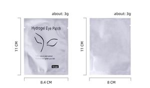 แผ่นแปะใต้ตาผ้าฝ้ายพร้อมมาส์กต่อขนตาคอลลาเจนป้องกันรังสียูวี 4 สี - Product Image 5