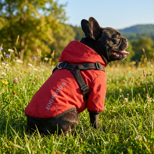 Imperméable classique écologique pour chiot, imperméable à quatre pattes, poncho tout-en-un, petit et moyen chien, Teddy, vêtements réfléchissants pour animaux <span class=keywords><strong>de</strong></span> compagnie - Product Image 3