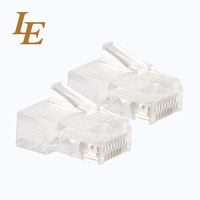 Mini connecteur RJ45 Ethernet en métal 4 broches 16A IP66 pour câbles CAT6 CAT5