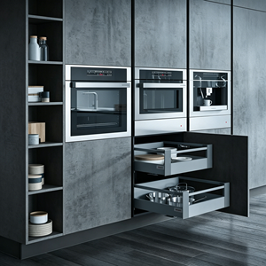 Gabinete <span class=keywords><strong>de</strong></span> <span class=keywords><strong>Cocina</strong></span> Moderno <span class=keywords><strong>de</strong></span> Madera Sólida KOJOON con Almacenamiento en <span class=keywords><strong>Esquina</strong></span> Ciega, Diseño <span class=keywords><strong>Integral</strong></span> <span class=keywords><strong>de</strong></span> <span class=keywords><strong>Esquina</strong></span> Pequeña para Apartamentos - Product Image 5