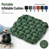 Coussin de siège gonflable en nylon TPU 40D, ultraléger, imperméable, pliable, pour le camping, la randonnée, le stade