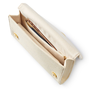 Pochette de soirée pour femme avec double fermeture magnétique, magnifique design, nœud en ruban, sacs à main de soirée - Product Image 3