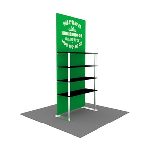 Thiết kế mới triển lãm thương mại xách tay ánh sáng Trọng lượng 3 Kệ tầng thường vụ Rack hiển thị - Product Image 3