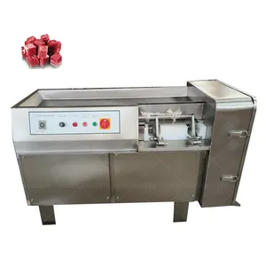 Vlees Dicer Machine Vlees Kubus Snijmachine Blokjes Gesneden Bevroren Vlees Snijmachine/Hoge Efficiëntie Automatische Bevroren Rundvlees Kubus Snijder
