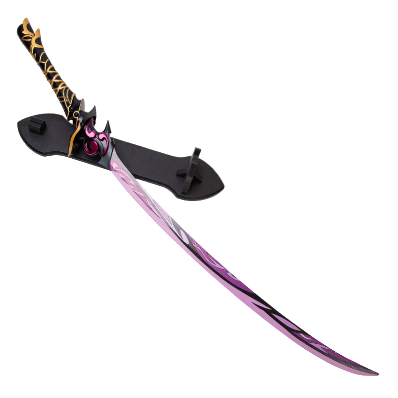 Jogo chinês Genshin Impact Raiden Shogun Beelzebul Espada 109cm 1.9kg Brinquedos Katana