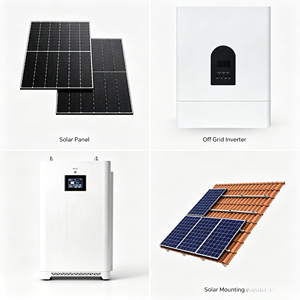Systèmes solaires photovoltaïques 5000 watts 3000 watts 10 kW 20 kW Générateur solaire Système d'énergie solaire pour la maison SUPSRSAFE - Product Image 2