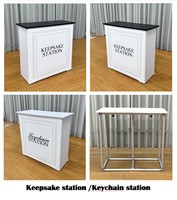 Porte-clés pliable, portable, léger, étanche, en aluminium et bois, écologique, pour zone de production, porte-clés de mariage, photo