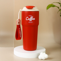 gros Nouveau gobelet personnalisé de 420ml Tasse à café de voyage isolée à double paroi en acier inoxydable 304 avec logo