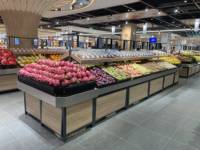 Gratis Design Supermarkt Rekken Hout Fruit En Groente Plank Standaard Rek Voor Supermarkt