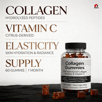 Gummies de Collagène Marin Hydrolysé OEM ODM – Complément Beauté Vitamine C Biotine Antioxydant Soutien Os et Articulations GMP Casher