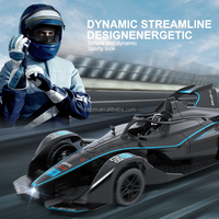 MZToys YY2043 Voiture RC 2.4G à l'échelle 1/10, direction flexible en plastique, véhicule de course sportif télécommandé haute vitesse pour enfants