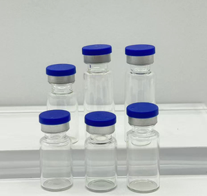 Flacons d'injection stériles professionnels en plastique transparent ambré écologique pour produits pharmaceutiques, avec bouchon personnalisé en verre pour médicaments - Product Image 6
